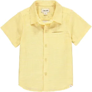 Me & Henry Gold Micro Plaid Newport Shirt