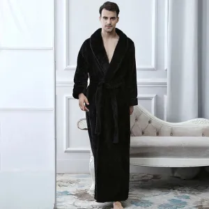 Men Women Spa Absorbent BathRobe / Coral Velvet Pajamas