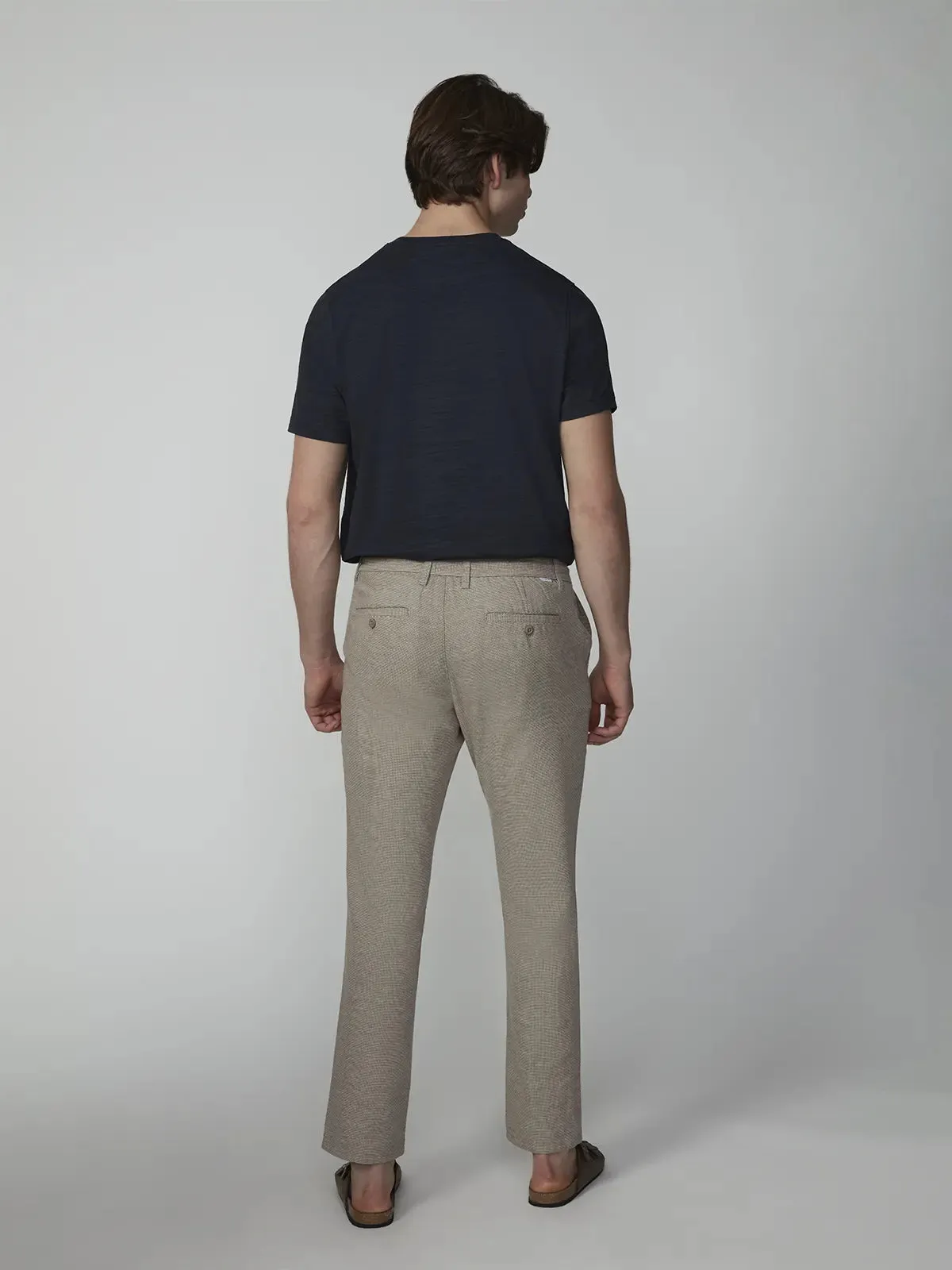 Men's Drawstring Linen Pant