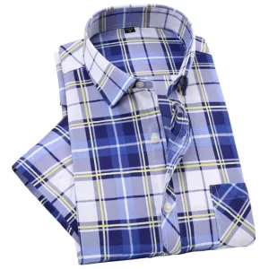 Men's Fashion Short Sleeve Dress Shirt