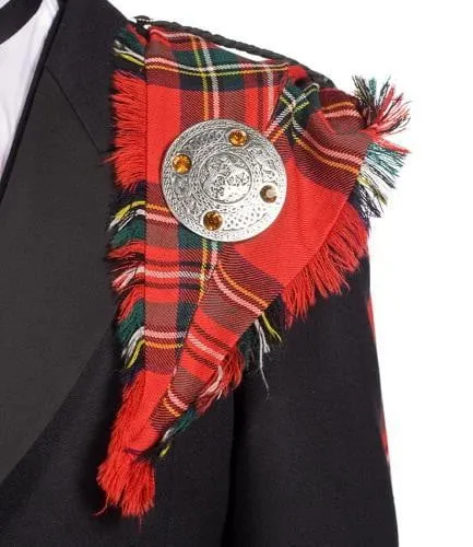 Men's Fringed Fly Plaid - 16oz Lochcarron Strome Heavyweight Wool - Made to Order