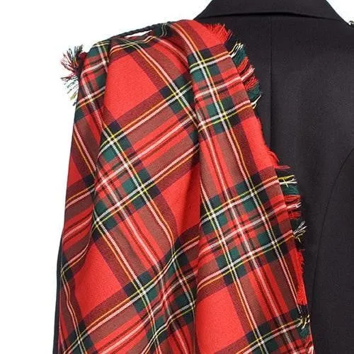 Men's Fringed Fly Plaid - 16oz Lochcarron Strome Heavyweight Wool - Made to Order