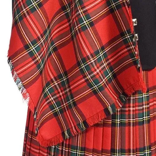 Men's Fringed Fly Plaid - 16oz Lochcarron Strome Heavyweight Wool - Made to Order