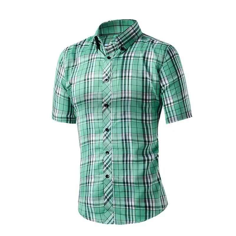 Men's Plaid Casual Dress Shirt In Many Different Styles/Colors