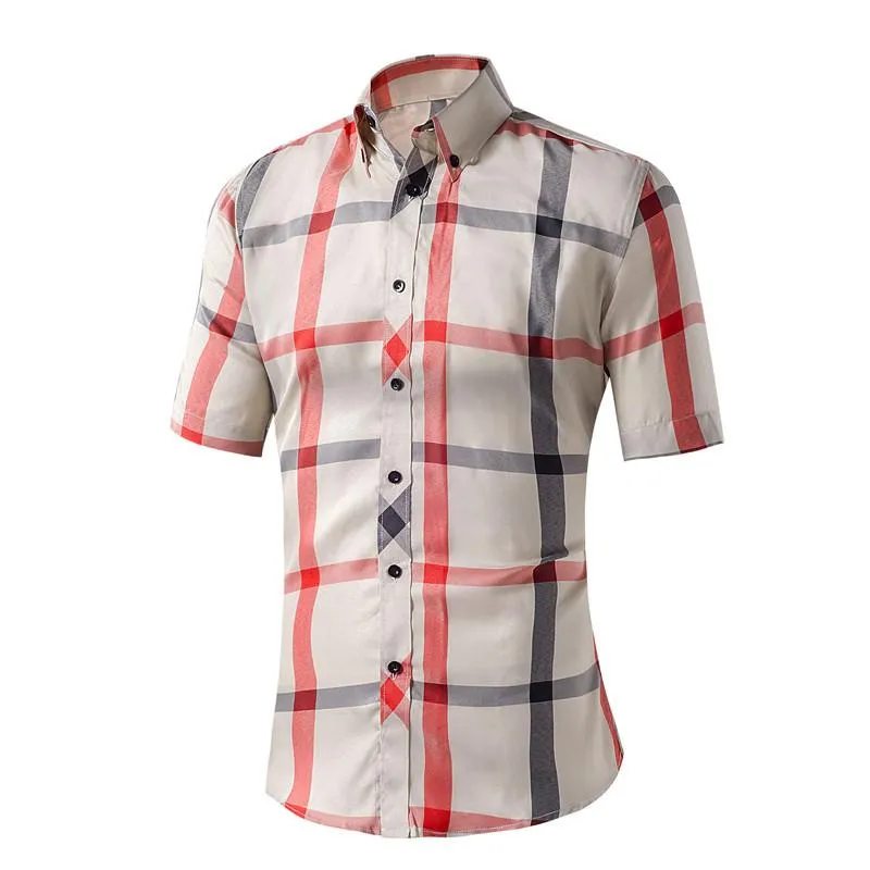 Men's Plaid Casual Dress Shirt In Many Different Styles/Colors