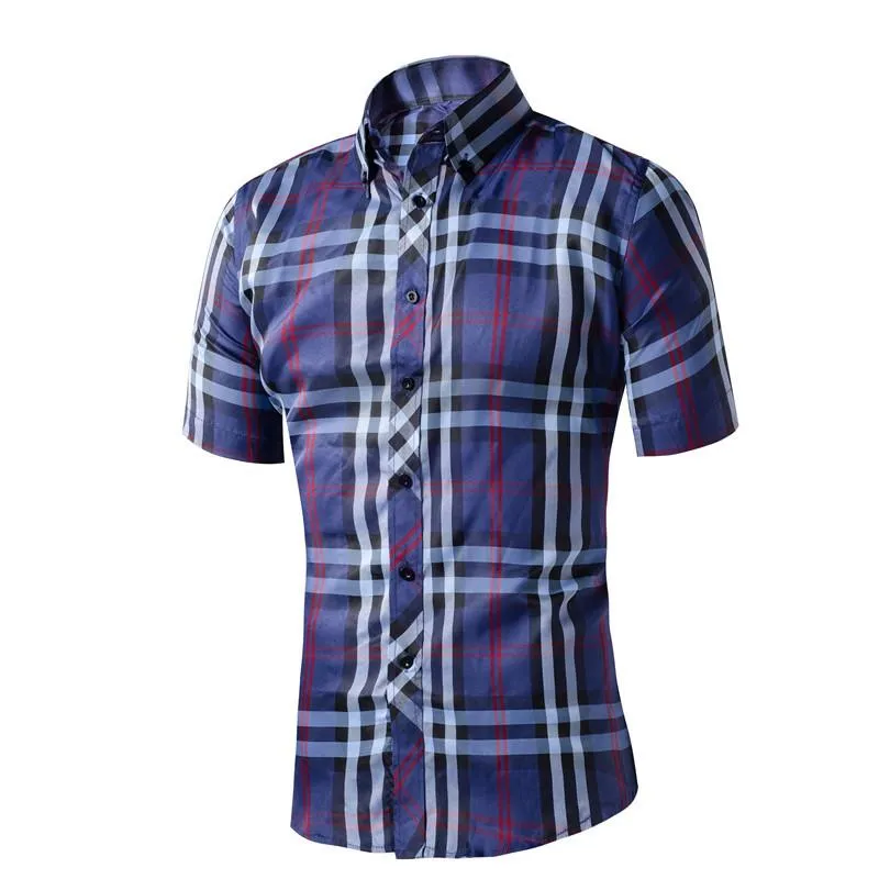 Men's Plaid Casual Dress Shirt In Many Different Styles/Colors