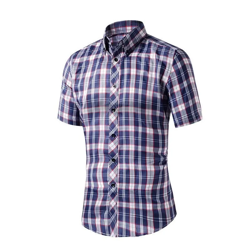 Men's Plaid Casual Dress Shirt In Many Different Styles/Colors
