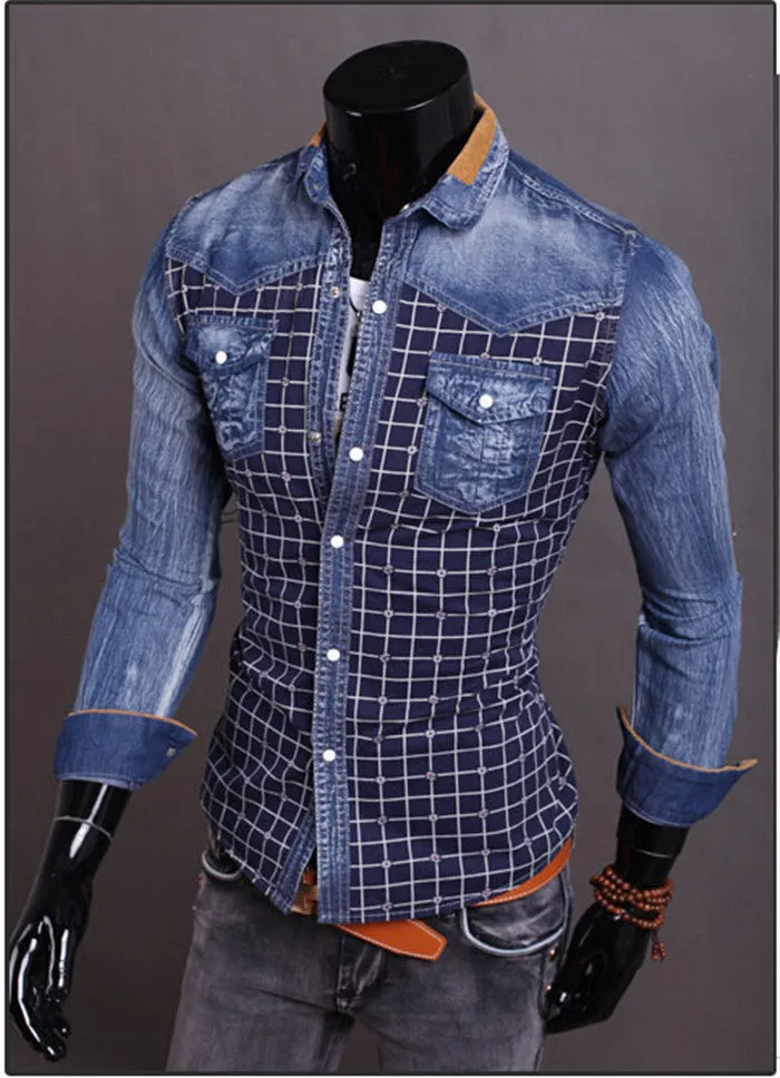 Men's Plaid Short Sleeve Fashion Shirt