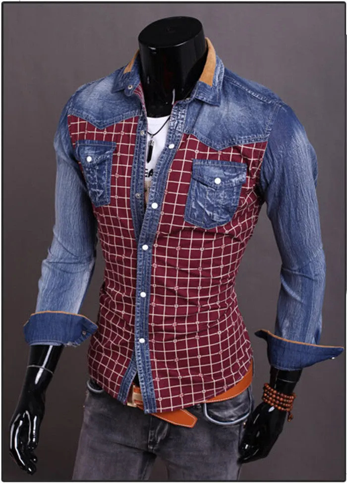 Men's Plaid Short Sleeve Fashion Shirt