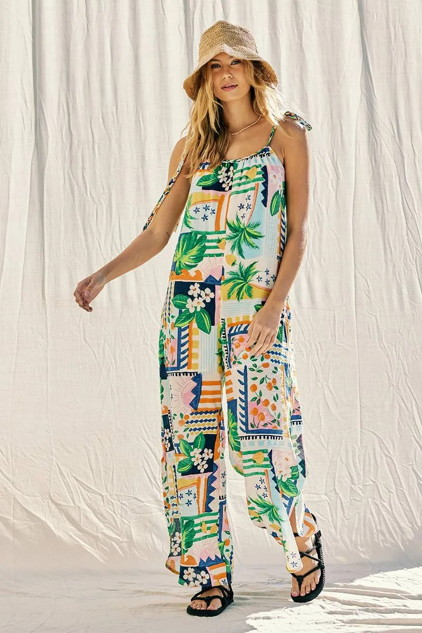 MIAMI BEACH MULTICOLOR JUMPSUIT