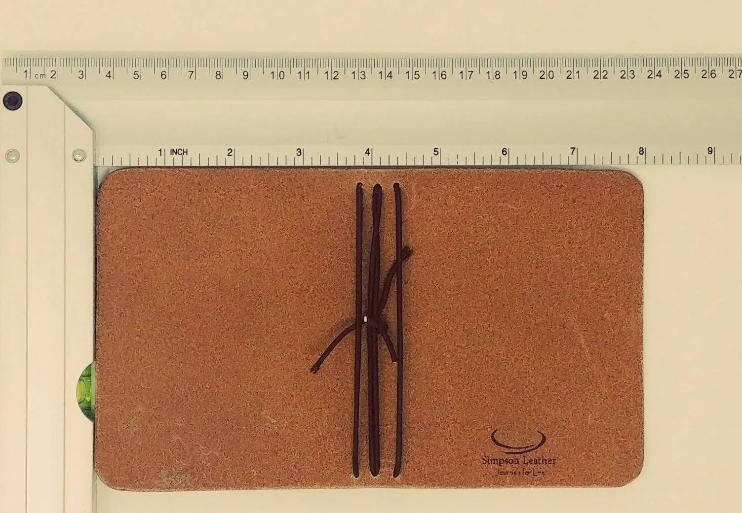 MINI Composition*Pick Your Finish*Full Grain Leather Cover, 2 Mini Composition Notebooks INCLUDED