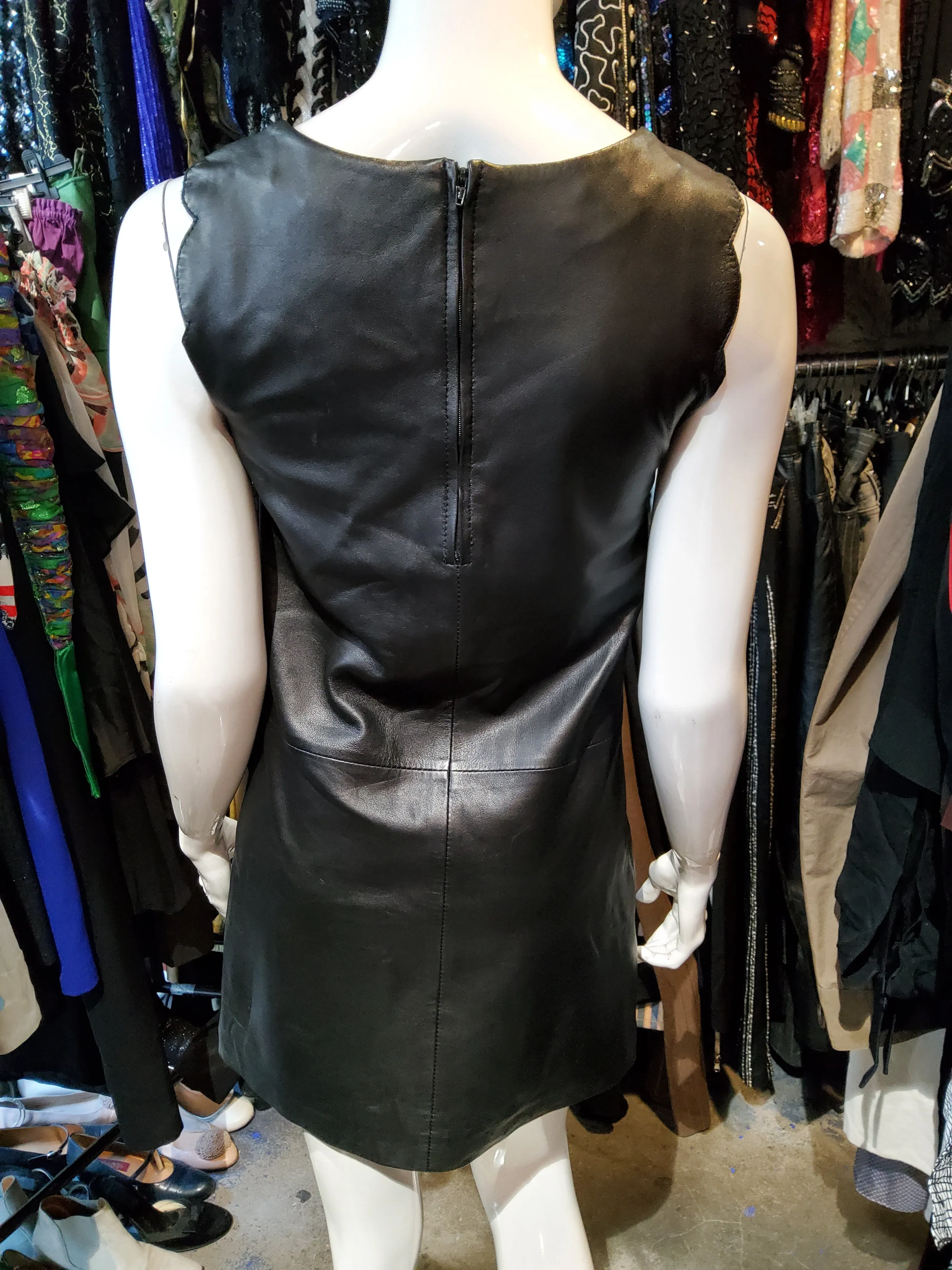 Mini Leather Dress