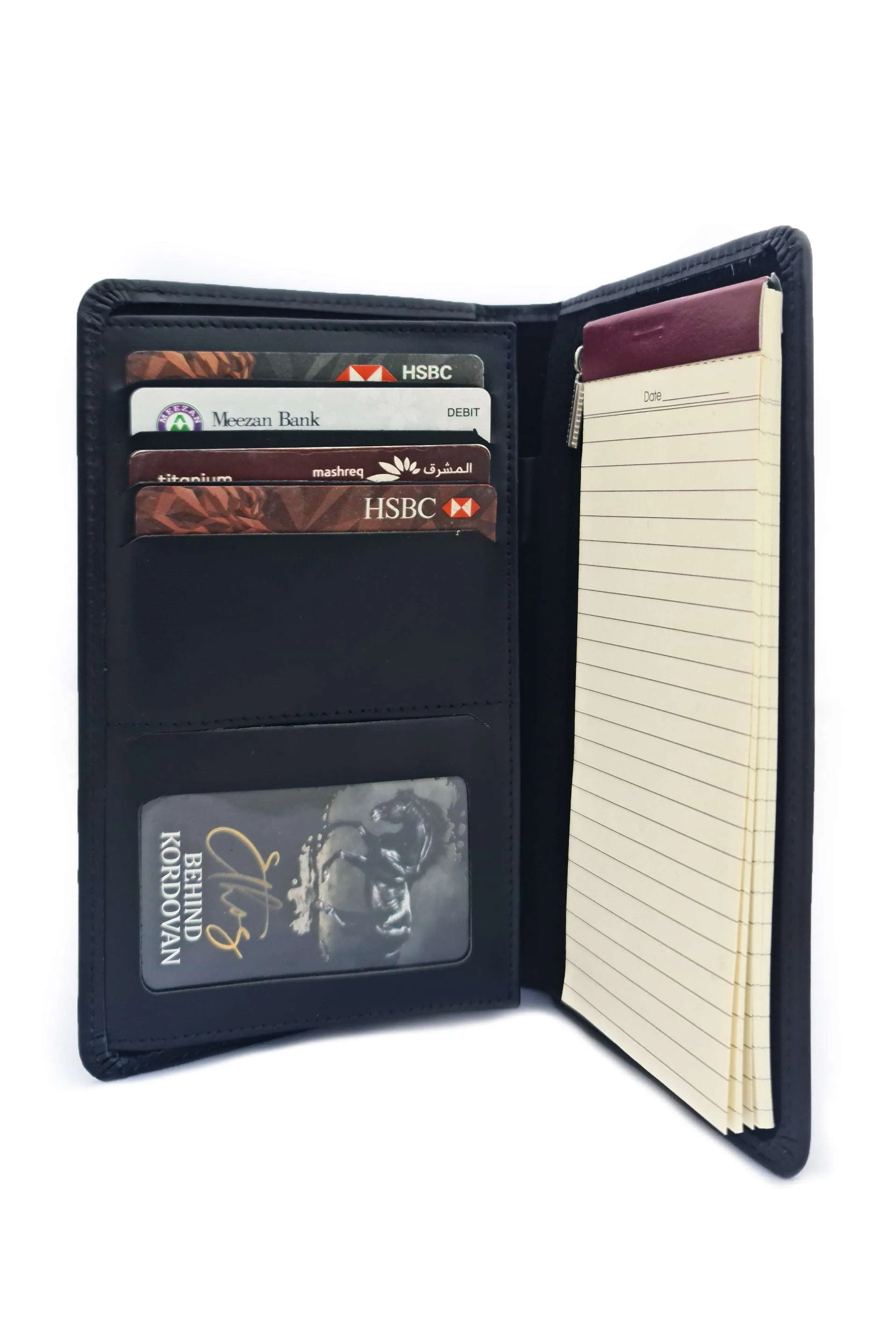Mini Leather Folio // Note Pad Organizer