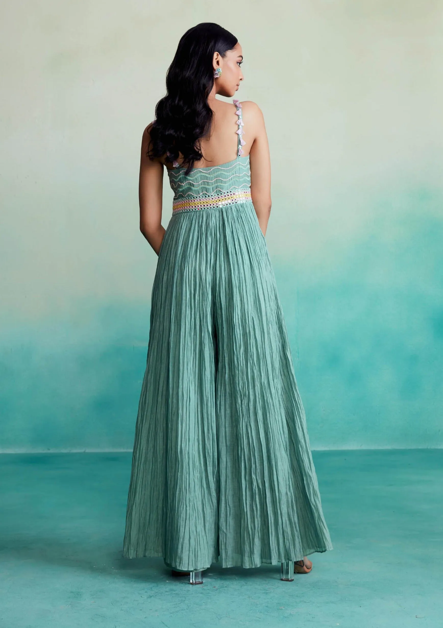 Mint green euphoria jumpsuit