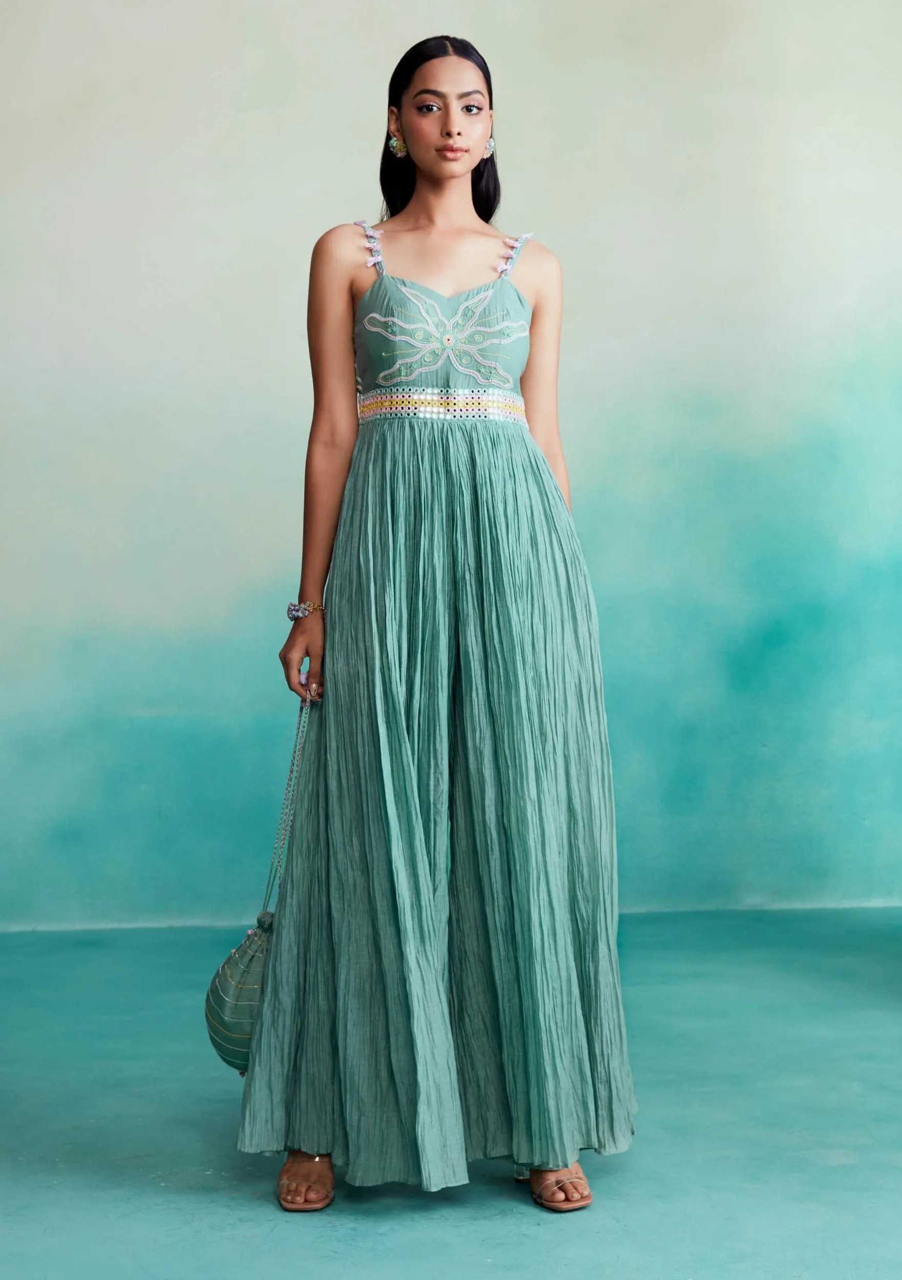 Mint green euphoria jumpsuit