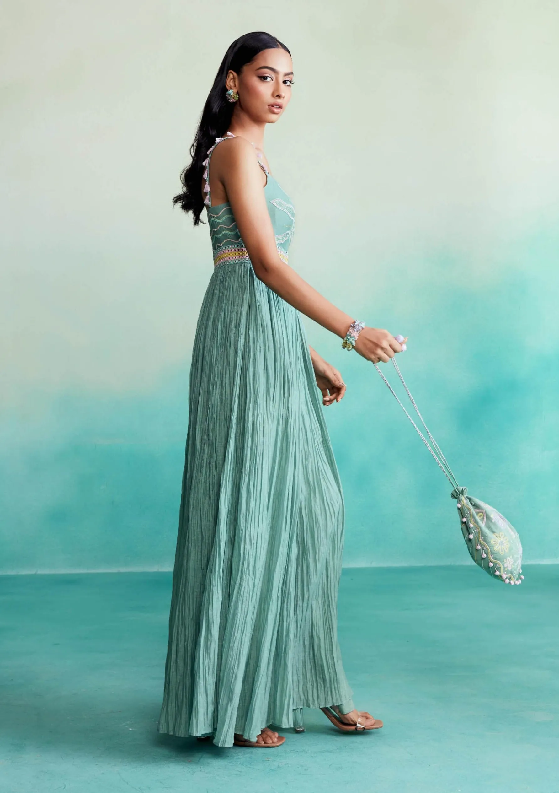 Mint green euphoria jumpsuit