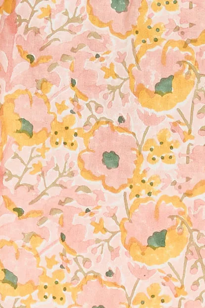 Mirth Organic Cotton Laos Robe in Pink Lemonade