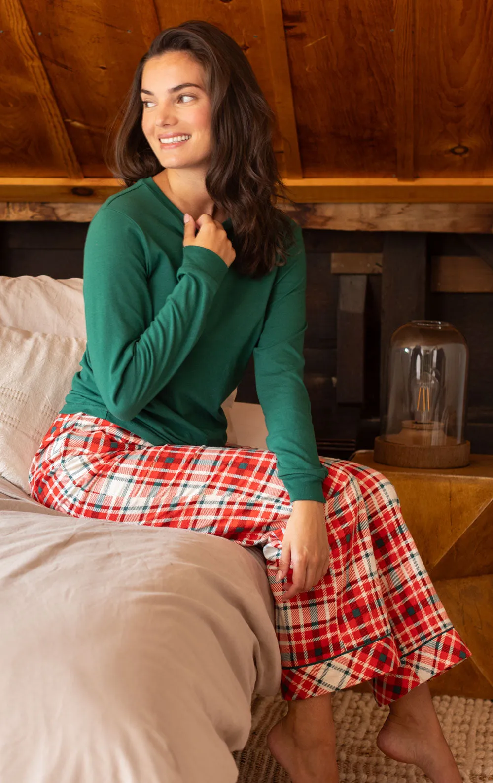 Modern Plaid Pullover Pajamas - Pet & Owner