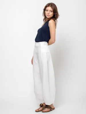Morgan Pant - Cream Tencel Linen