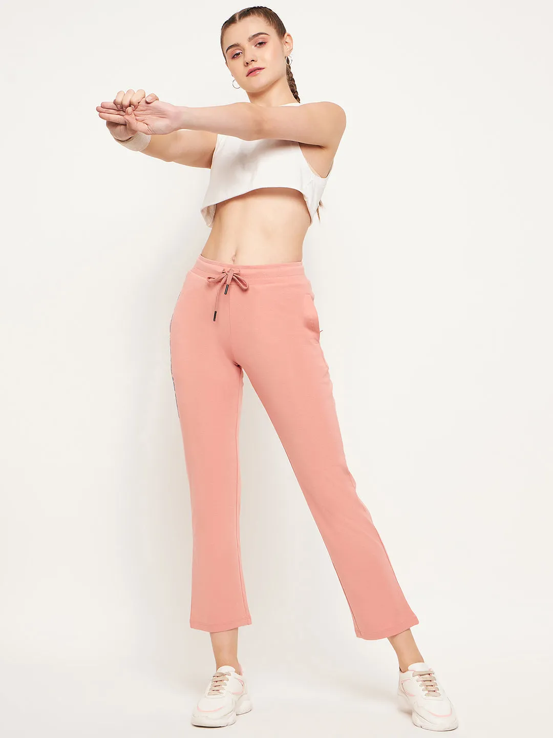 mSECRET Typography Peach Track Pants