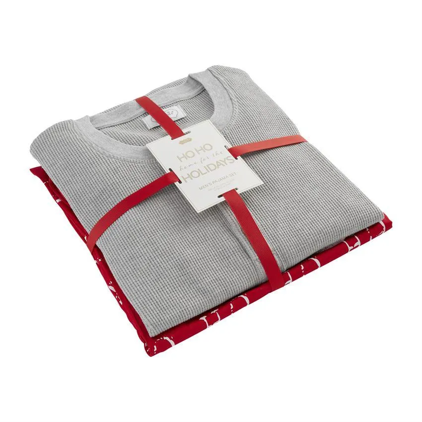 Mud Pie HO HO HO Holiday Pajama Set for Dad