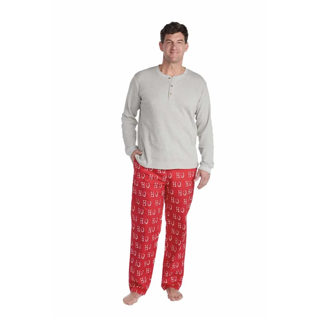 Mud Pie HO HO HO Holiday Pajama Set for Dad