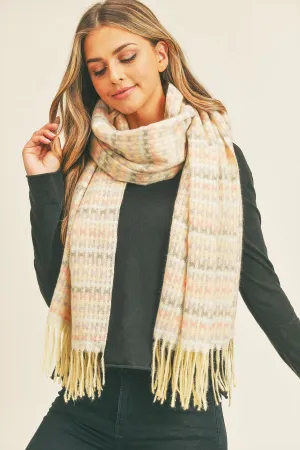 MULTI COLOR STITCH SCARF