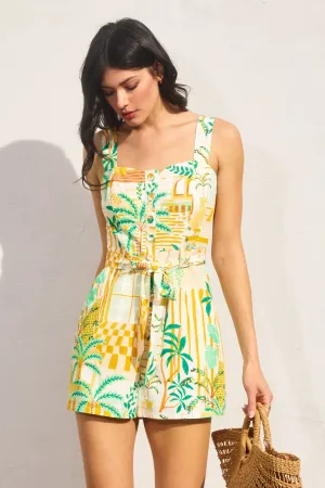 Nadinne Button Down Romper