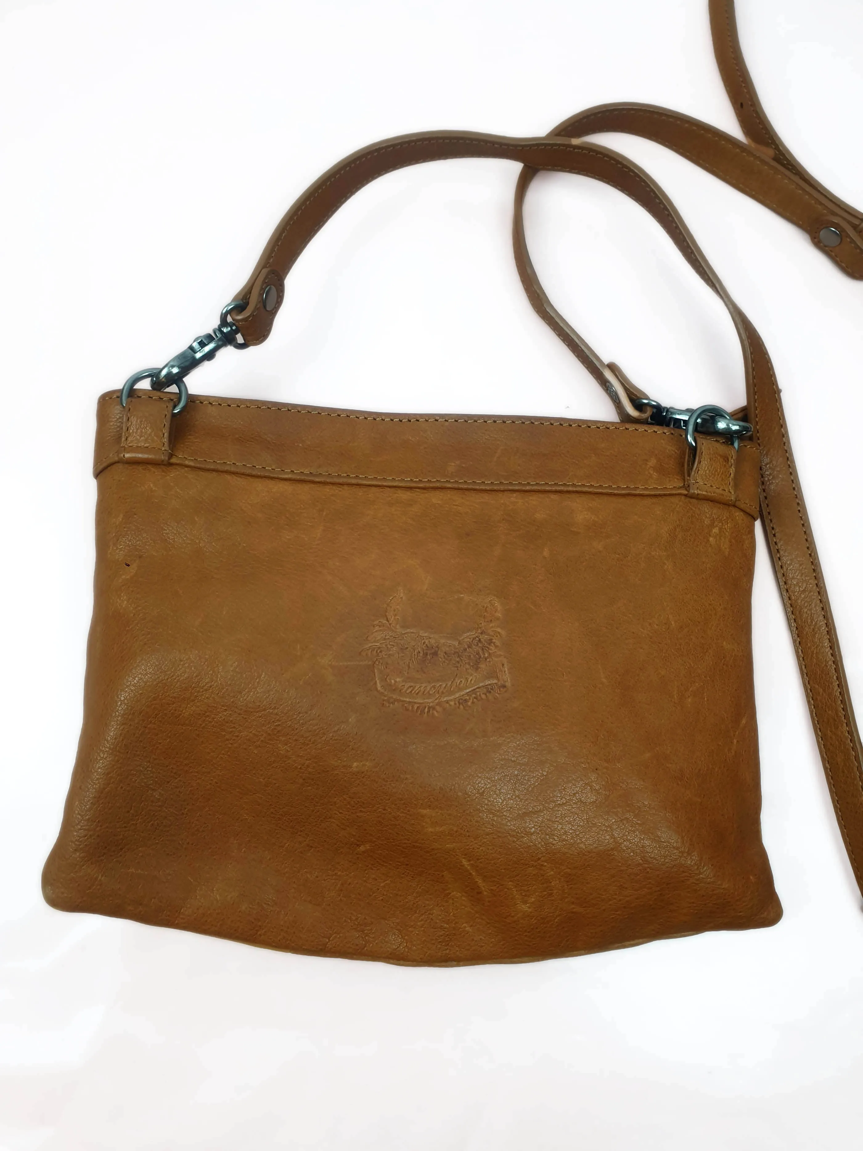 Nancybird brown leather mini bag regular