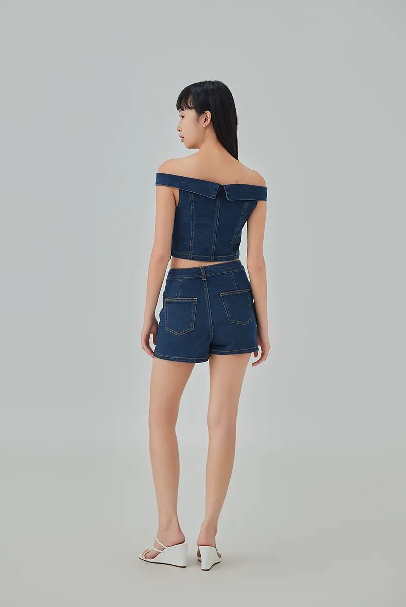 Naomi Off-Shoulder Crop Top