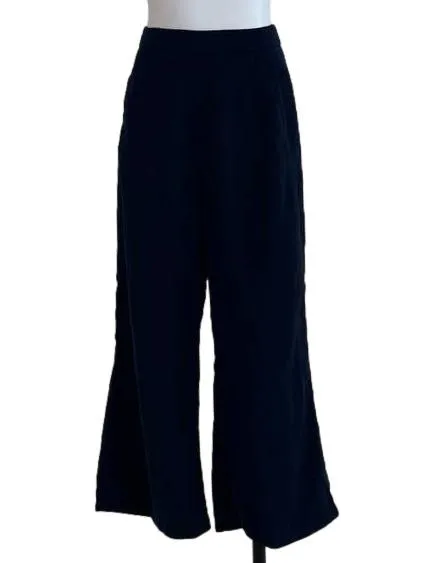 Navy Blue Gaucho Pants