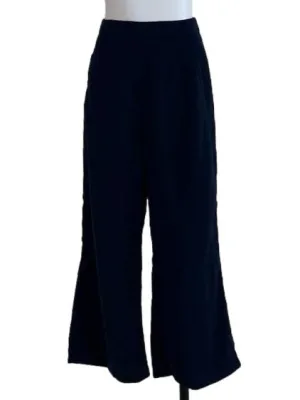 Navy Blue Gaucho Pants
