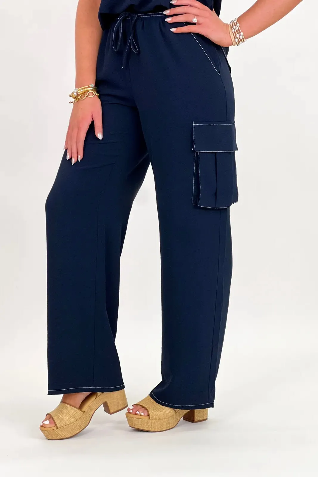 Navy Two Piece Set