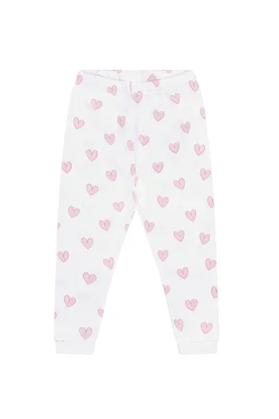 Nella Pima: Pink Heart Print Pajama