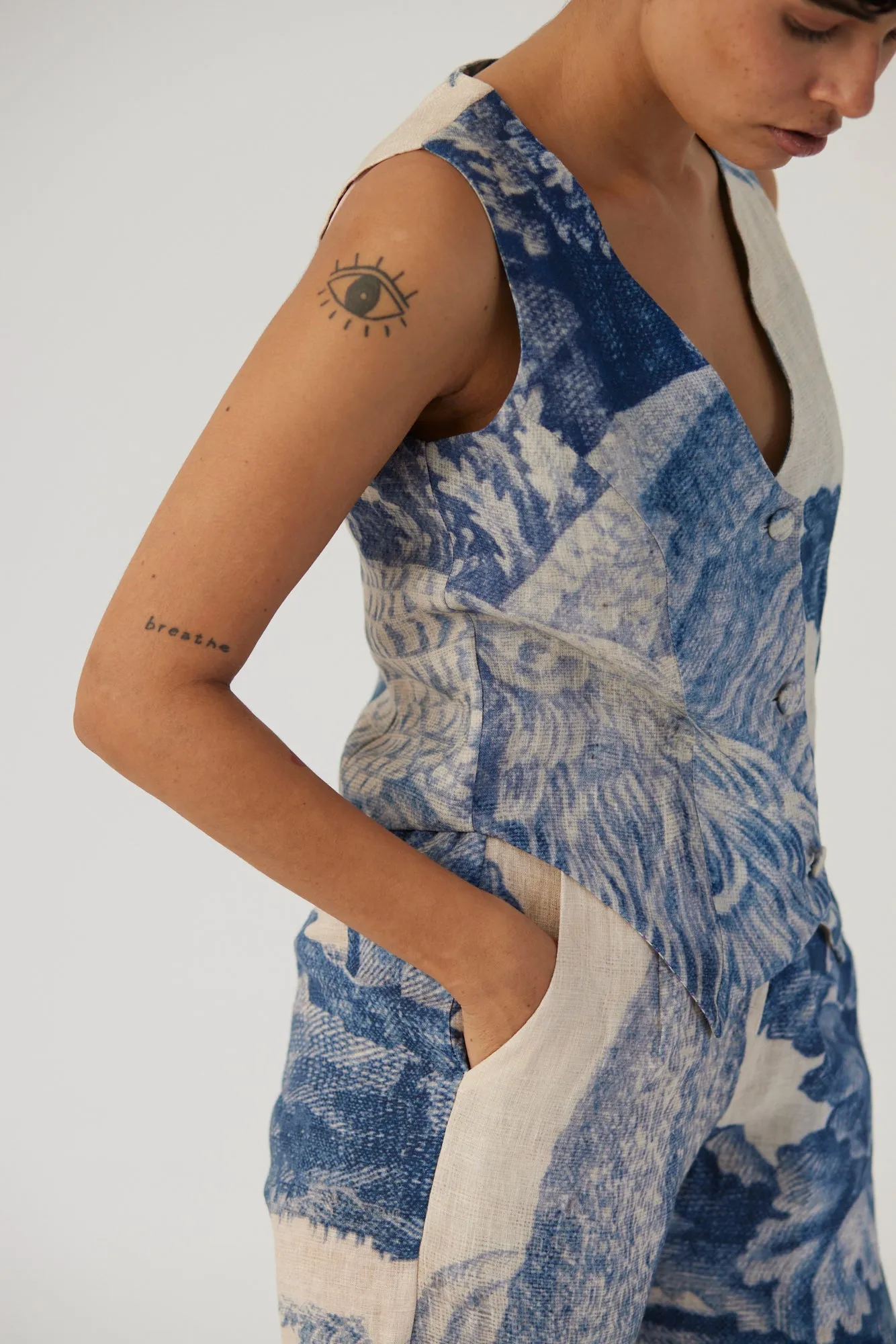 New Season Fall 24/Summer 25-Jacket Set-Linen-Morni White-YAMBB35-Fashion Edit Yam