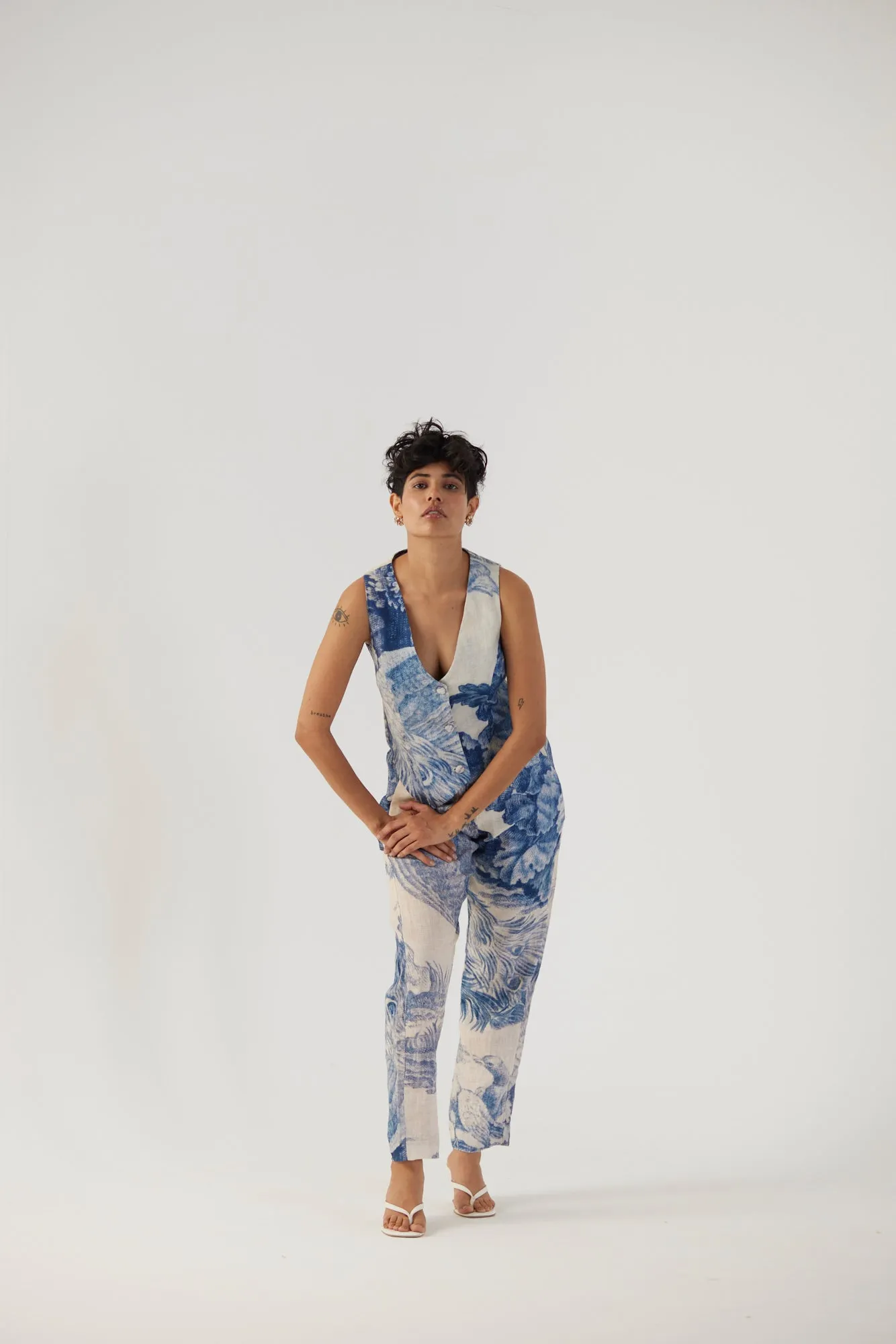 New Season Fall 24/Summer 25-Jacket Set-Linen-Morni White-YAMBB35-Fashion Edit Yam