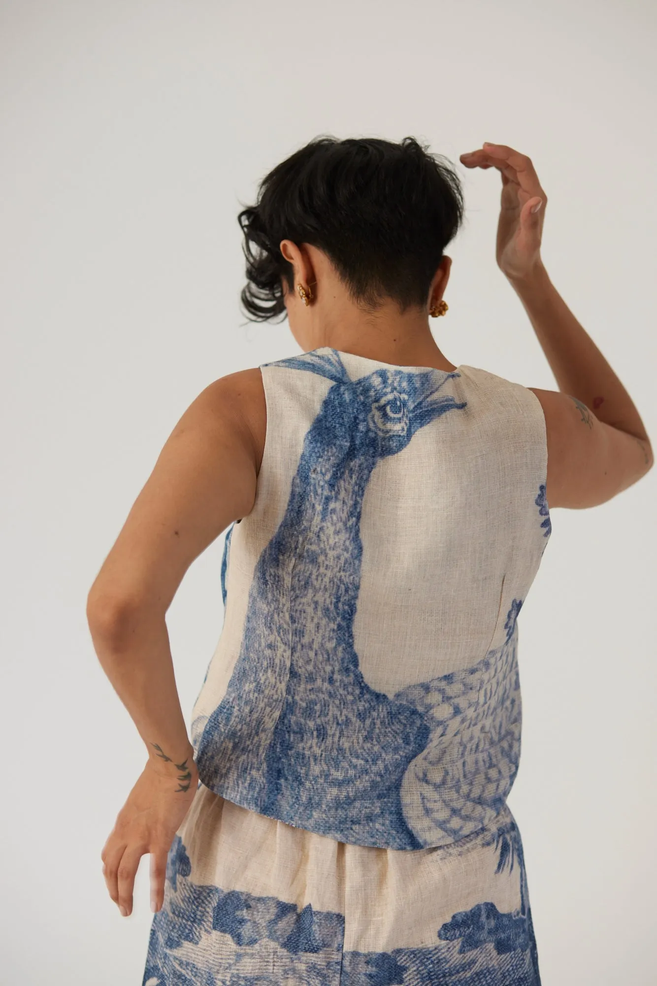 New Season Fall 24/Summer 25-Jacket Set-Linen-Morni White-YAMBB35-Fashion Edit Yam