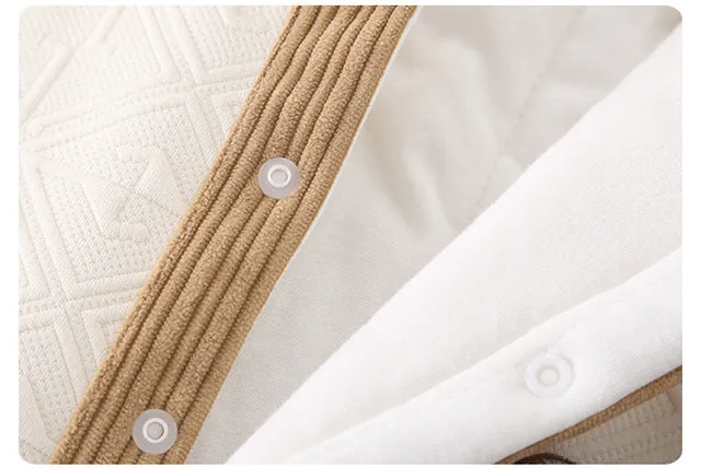 Newborn thickened jumpsuits A-type cotton-padded clothes for boys