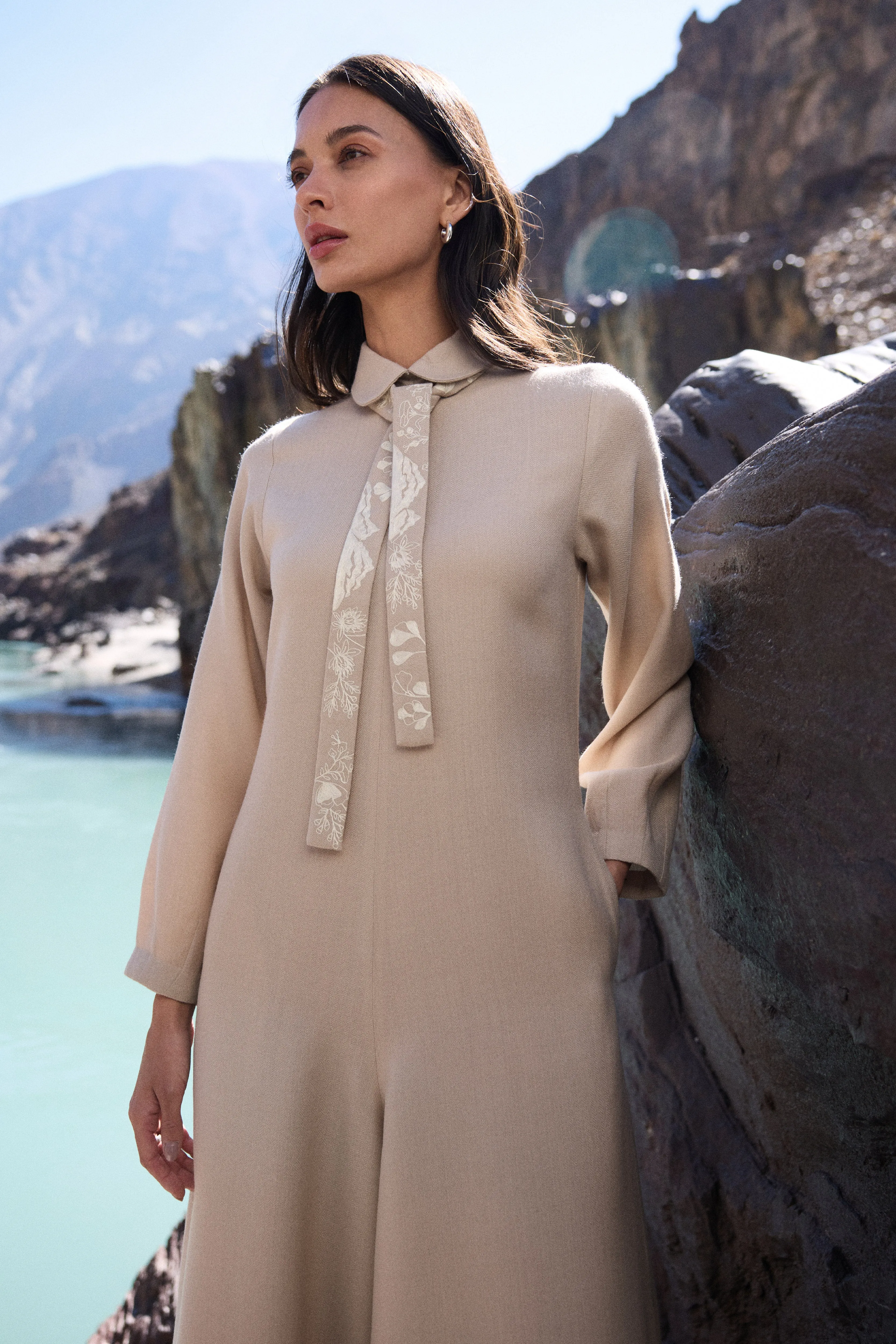 Nimmoo Woollen Jumpsuit (Natural)