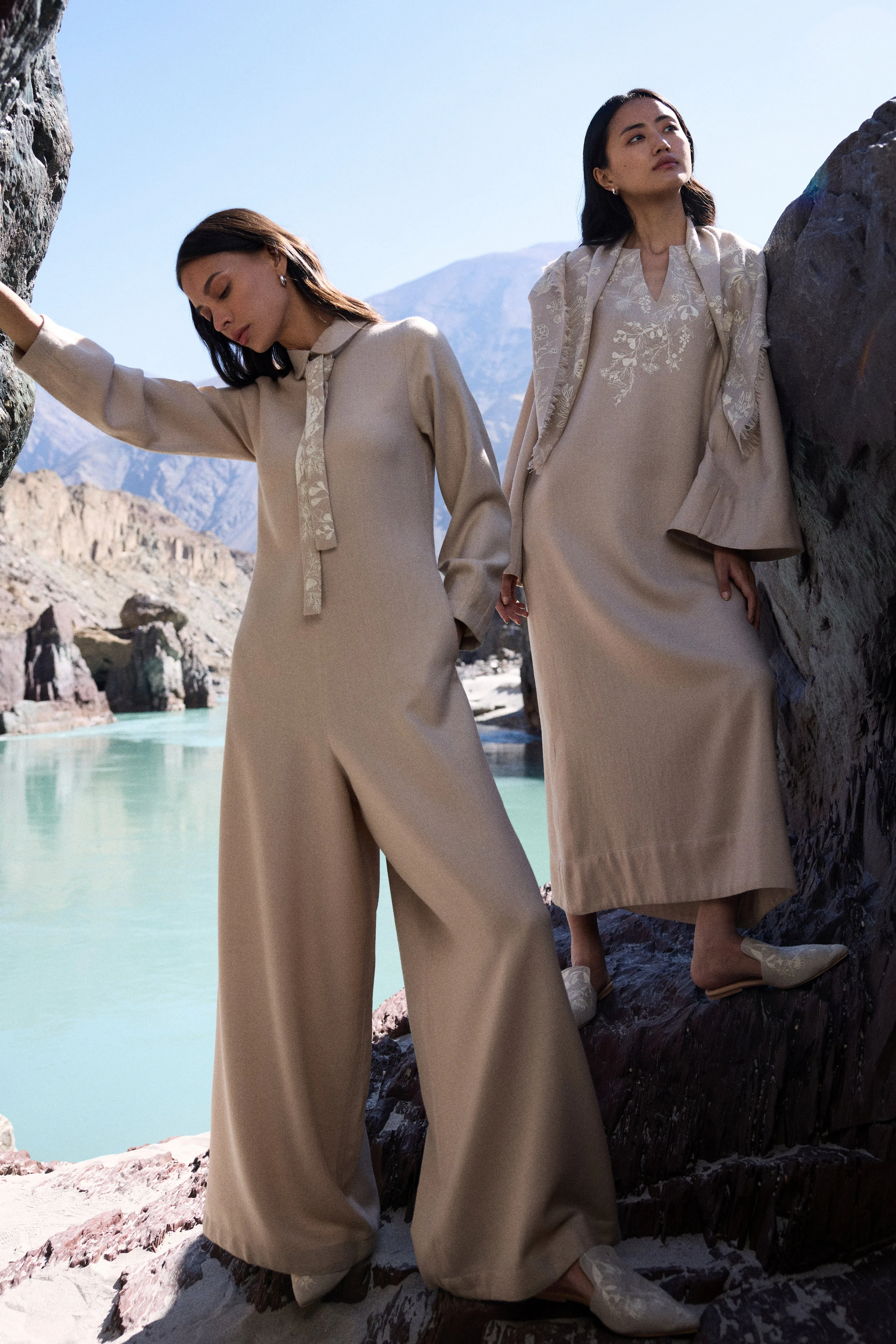 Nimmoo Woollen Jumpsuit (Natural)