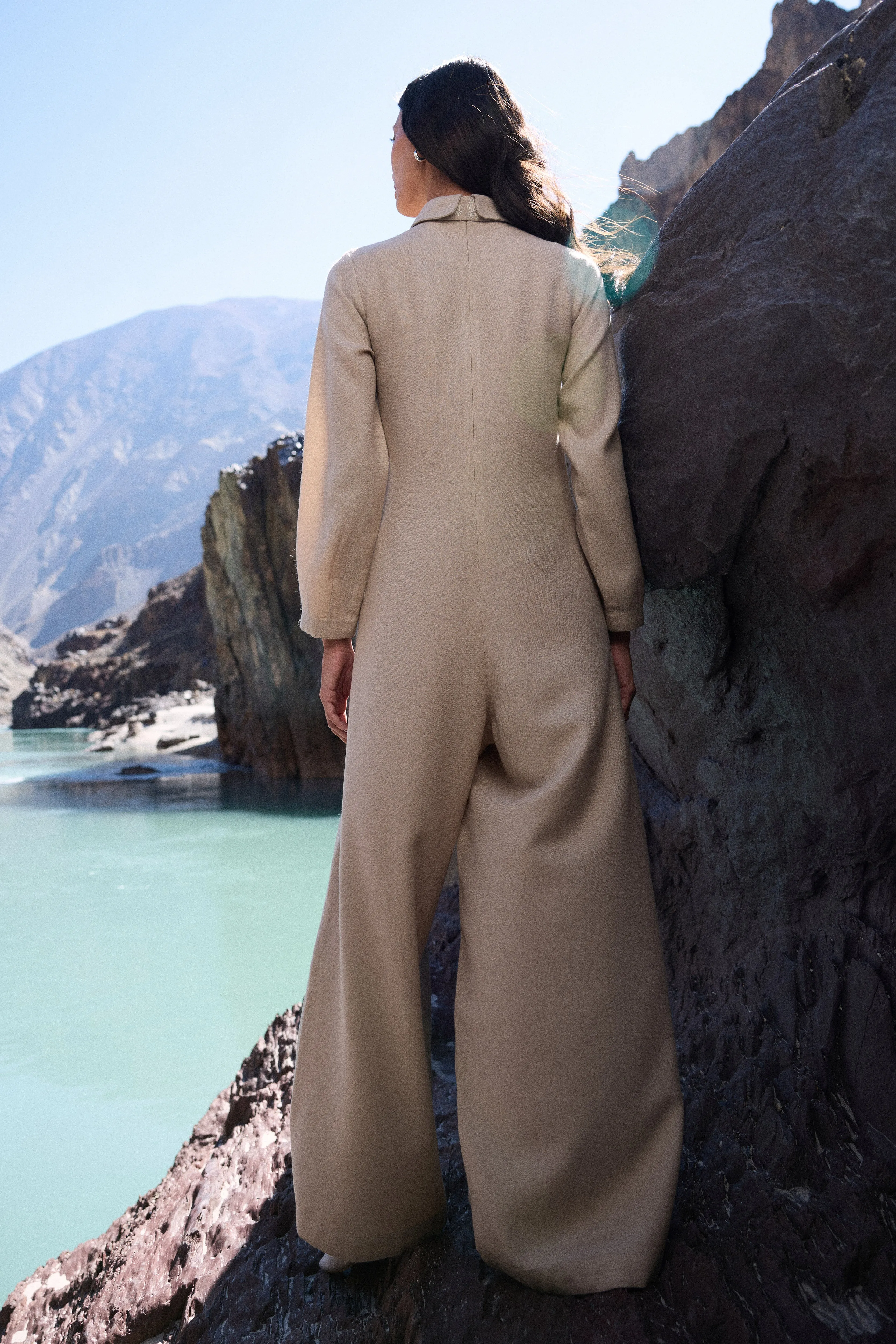 Nimmoo Woollen Jumpsuit (Natural)