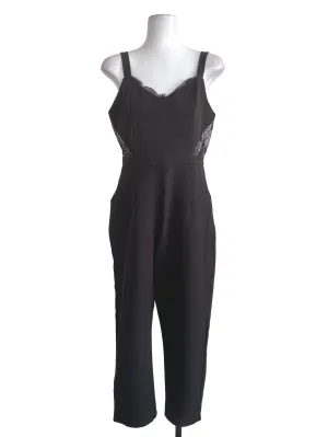 Noir Black Laced Jumpsuits