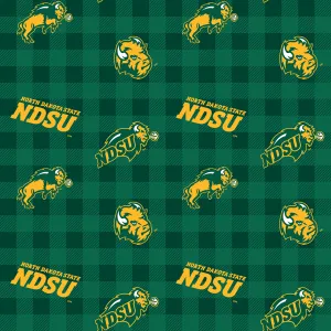 NORTH DAKOTA STATE UNIVERSITY-Buffalo Plaid-100% Cotton-NDS1207