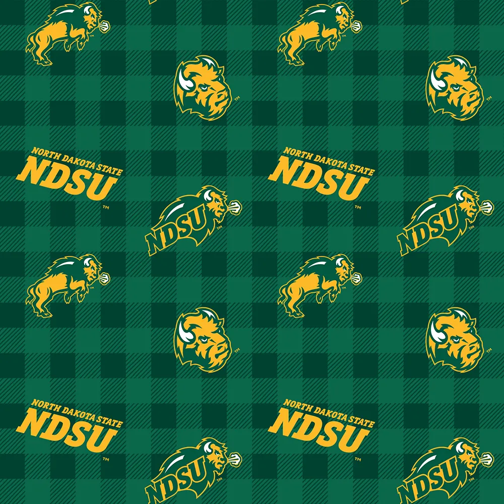 NORTH DAKOTA STATE UNIVERSITY-Buffalo Plaid-100% Cotton-NDS1207