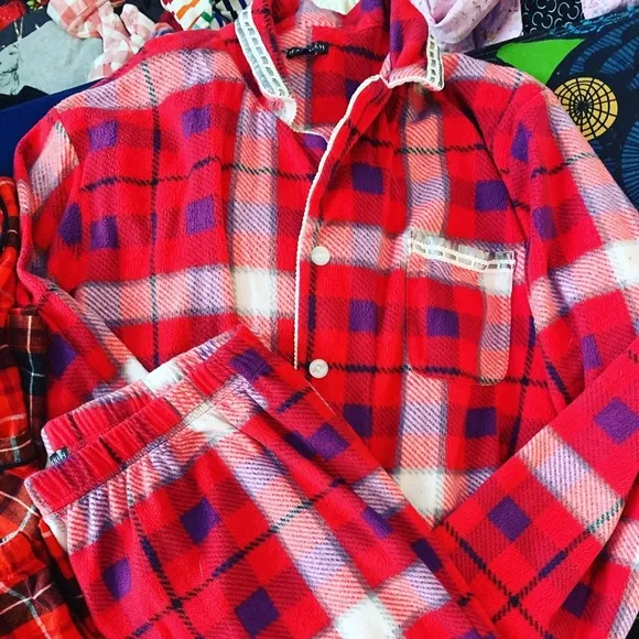 NWOT Plaid Pajama Lot MAE HANNAH Wondershop