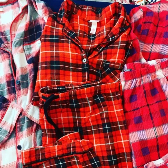 NWOT Plaid Pajama Lot MAE HANNAH Wondershop