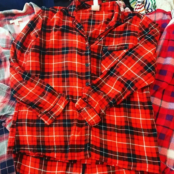 NWOT Plaid Pajama Lot MAE HANNAH Wondershop