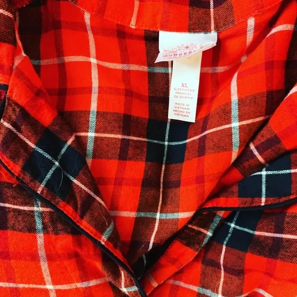 NWOT Plaid Pajama Lot MAE HANNAH Wondershop