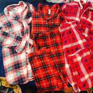 NWOT Plaid Pajama Lot MAE HANNAH Wondershop