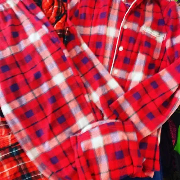 NWOT Plaid Pajama Lot MAE HANNAH Wondershop